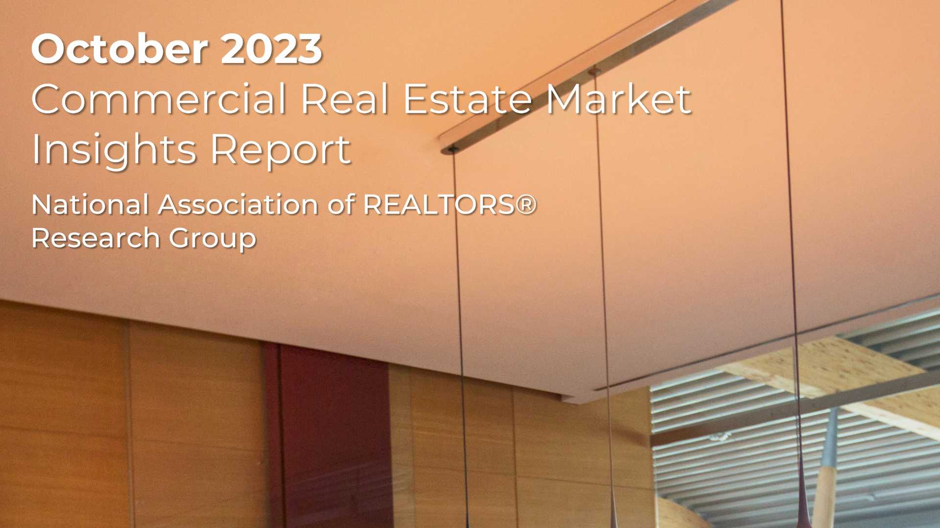 2023年10月 全米商業用不動産市場インサイトレポート | パーソン